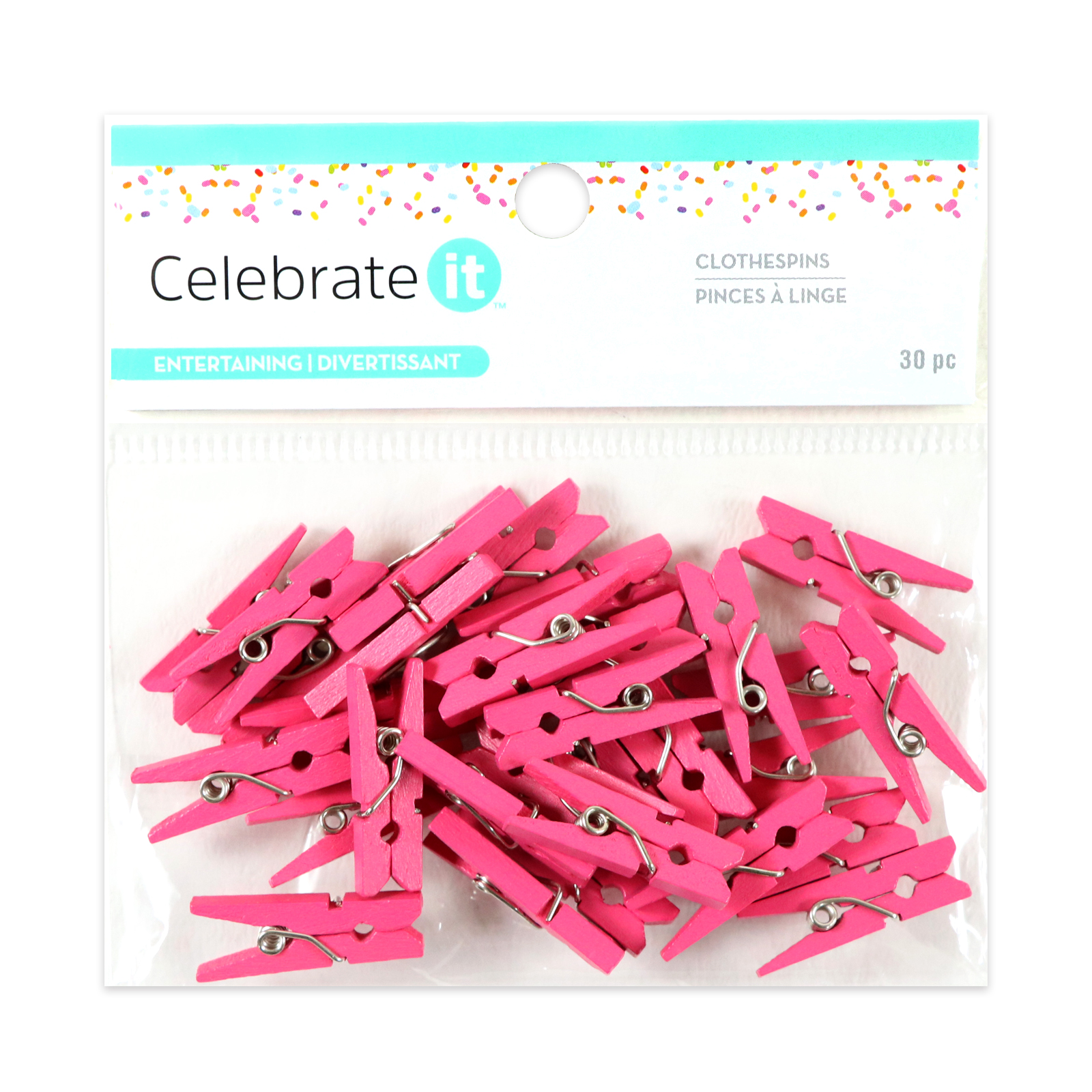 Mini Clothespins by Celebrate It® Entertaining, 30ct.
